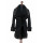 Dámsky vlnený Kabát čierny Aanisah - 5308.1 Color 522