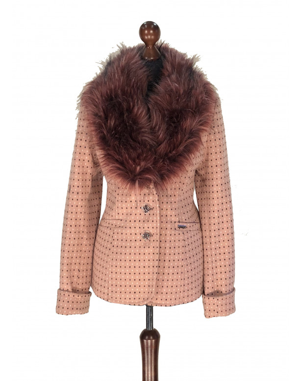 Kabát ružový Aasimah - 5311.1 Color 526