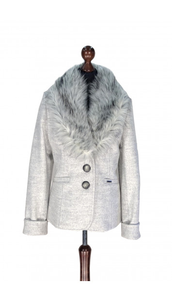 Kabát sivý Aasimah - 5311.1 Color 505