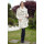 Dámsky vlnený Kabát biely Aaryan - 5332.1 Color 608