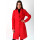 Dámsky vlnený Kabát červený Alana - 5200 color 275