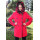 Dámsky vlnený Kabát červený Jean - 5128