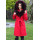 Kabát červený  Štefánia - 5167-a COLOR 106