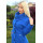 Dámsky vlnený Kabát modrý Bianka - 5180-C COLOR 71