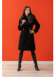 Dámsky vlnený kabát čierny Timea - 5457 Color 819 Dámsky vlnený kabát čierny Timea - 5457 Color 819