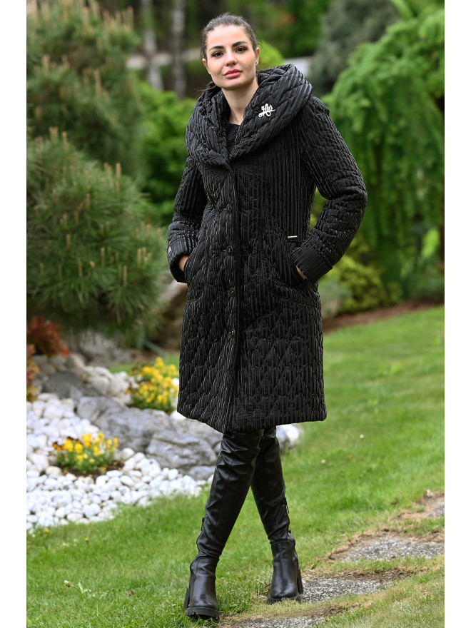 Dámska Bunda čierna Selina - 5420.3 Color 652