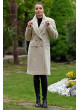 Dámsky kabát béžovy Nonka - 5407 Color 700
