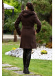 Dámsky kabát hnedý Paula - 5403 Color 782 Dámsky kabát hnedý Paula - 5403 Color 782