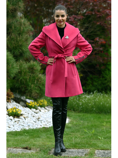 Dámsky kabát rúžový Arabella - 5421 Color 695 Dámsky kabát rúžový Arabella - 5421 Color 695