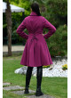 Dámsky kabát cyklamenový Violette - 5414 Color 688 Dámsky kabát cyklamenový Violette - 5414 Color 688