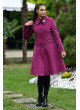 Dámsky kabát cyklamenový Violette - 5414 Color 688 Dámsky kabát cyklamenový Violette - 5414 Color 688