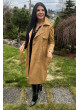 Dámsky plášť hnedý Leyla - 5358 color 678