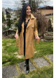 Dámsky plášť hnedý Leyla - 5358 color 678