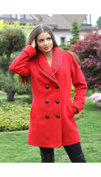 Kabát červený Rowa - 5195Color 106