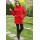 Dámsky vlnený Kabát červený Dapa - 5206 COLOR 106