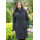 Dámsky vlnený Kabát čierny Sidonia - 5213.1 COLOR 234