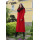 Dámsky vlnený Kabát červený Wilo - 5225 Color 106