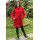 Dámsky vlnený Kabát červený Murphy - 5229.1 COLOR 106