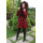 Dámsky vlnený Kabát červený Barbara - 5256.1