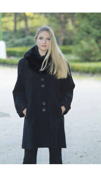 Kabát čierny Alfonz - 39331
