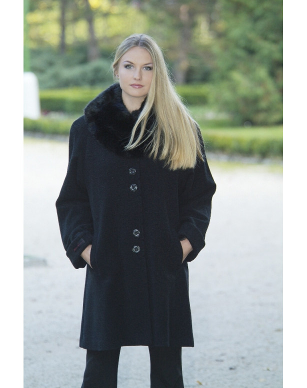 Kabát čierny Alfonz - 39331