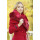Kabát červený Katarína - 9253