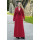 Dámsky vlnený Kabát červený Cecília - 9249