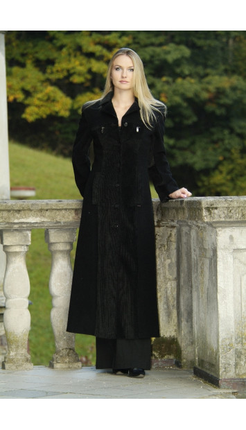 Kabát čierny Sophie - 39450