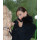 Dámsky vlnený Kabát čierny Hermína - 39771