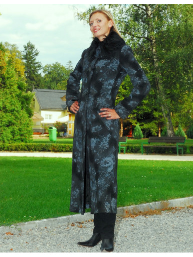 Dámsky vlnený Kabát čierny Lucia - 39757 Dámsky vlnený Kabát čierny Lucia - 39757