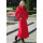 Dámsky vlnený Kabát červený Xénia - 39824