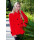 Dámsky vlnený Kabát červený Petronela - 39822