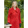 Dámsky vlnený Kabát červený Laura - 4007