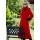 Dámsky vlnený Kabát červený Alfréd - 4046