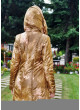 Dámska bunda zlatá Berta - 5040.3 Dámska bunda zlatá Berta - 5040.3