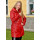 Dámska bunda červená Milota - 5052.3