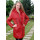 Dámska bunda červená Margita - 5054.3