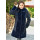 Dámsky vlnený Kabát čierny Anna - 5114.3c5